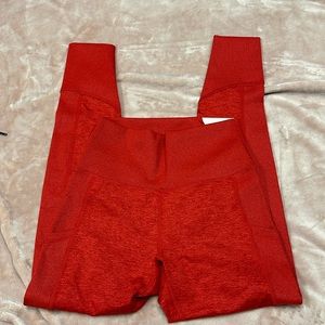 Aerie hugger ribbed pocket legging